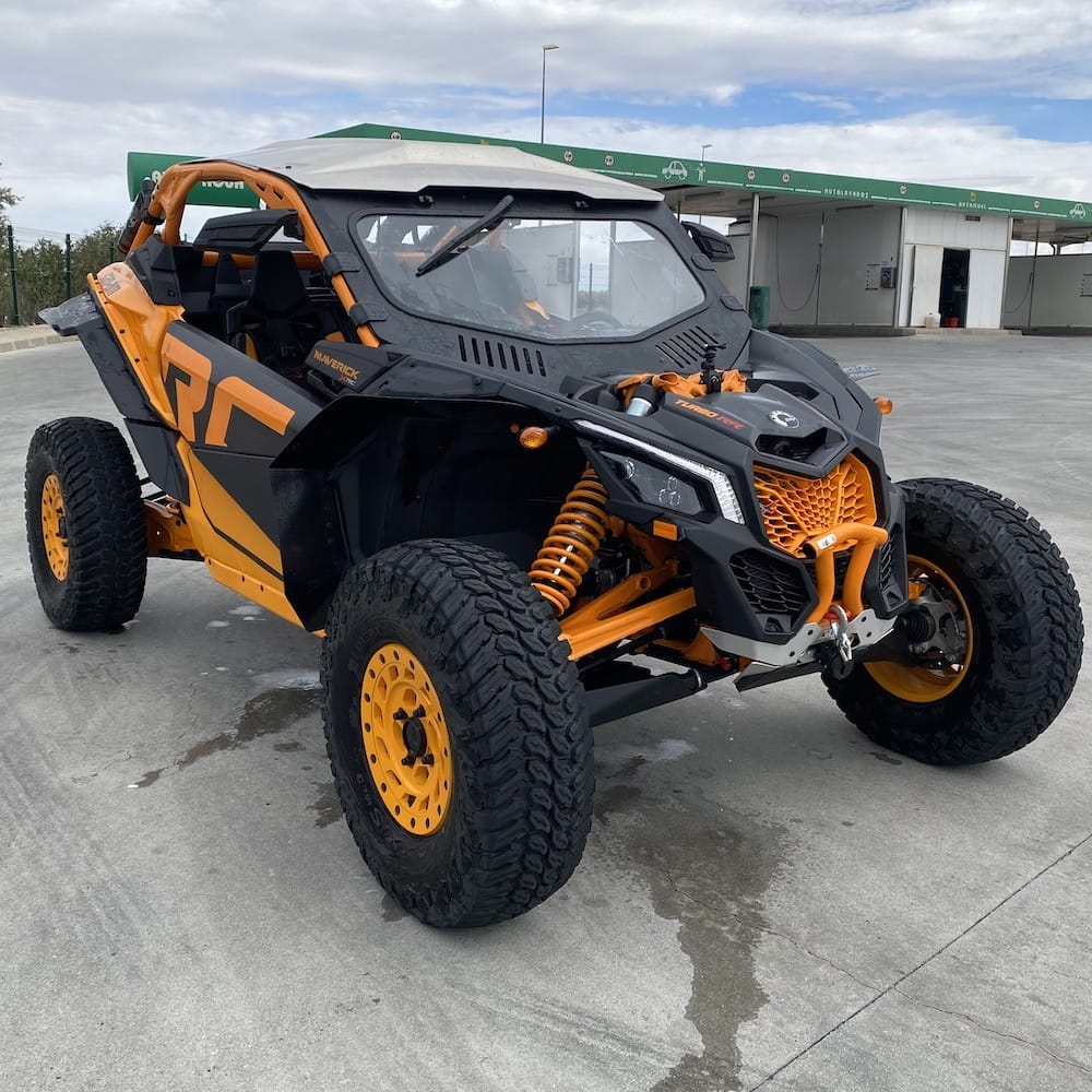 can-am x3 extremalshield front windshield view