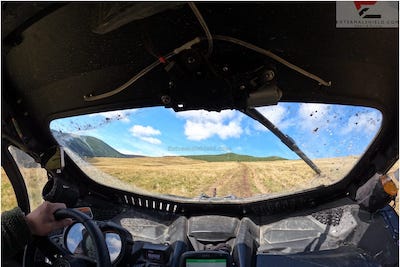 can-am x3 extremalshield windshield photo in action