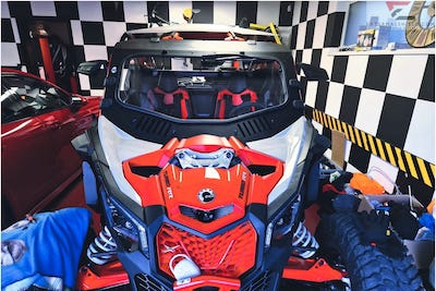 can-am x3 extremalshield windshield photo in action